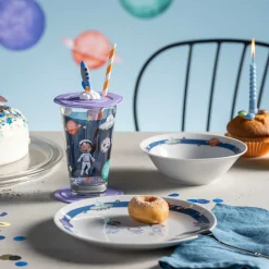 Trinkset BAMBINI AVVENTURA 3-teilig 300 ml Weltall