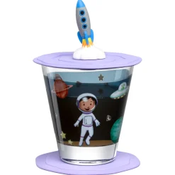 Trinkset BAMBINI AVVENTURA 3-teilig 215 ml Weltall