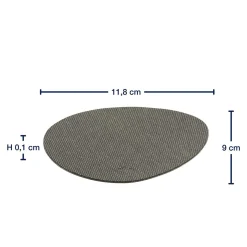 Untersetzer GOCCE grau 4er-Set