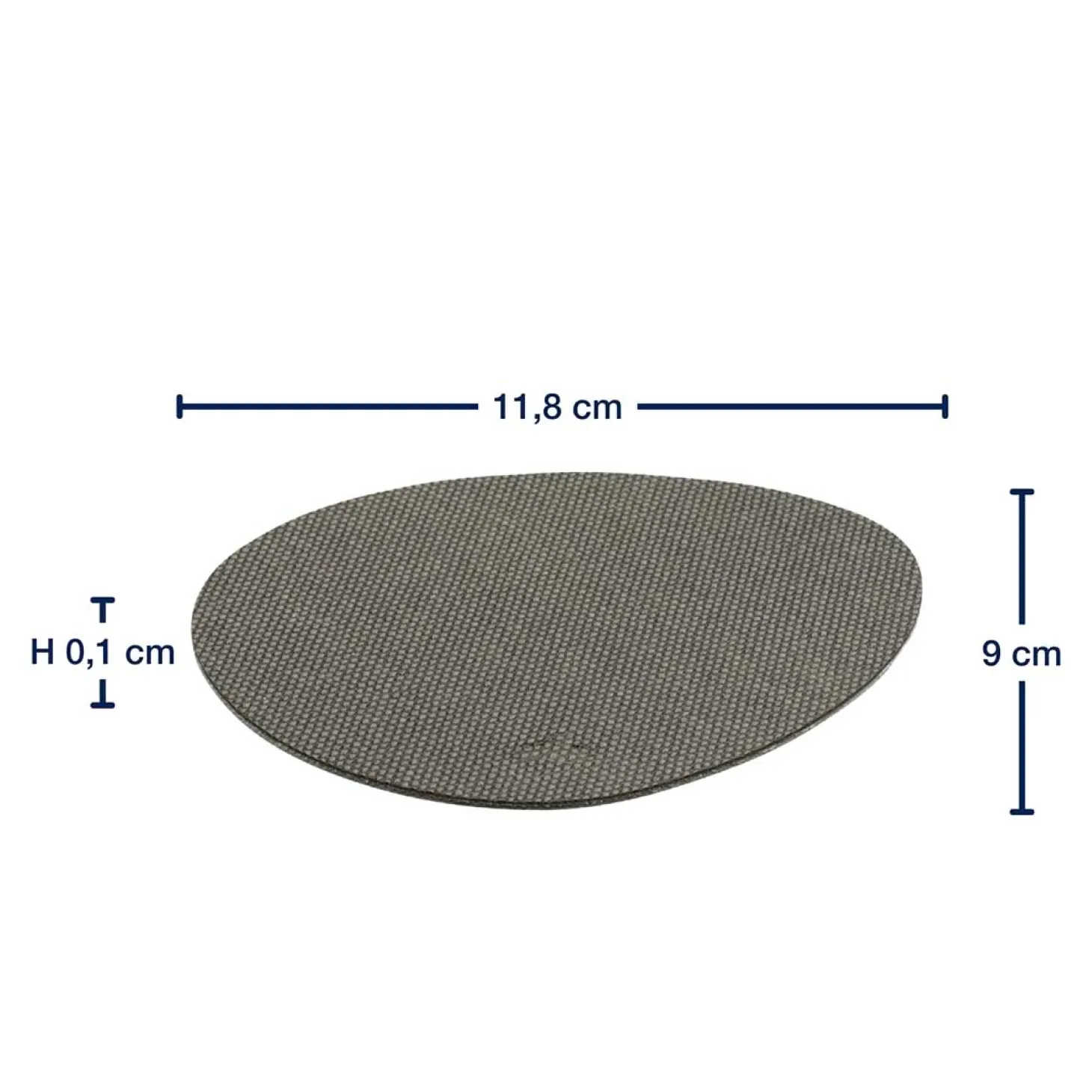 Untersetzer GOCCE grau 4er-Set