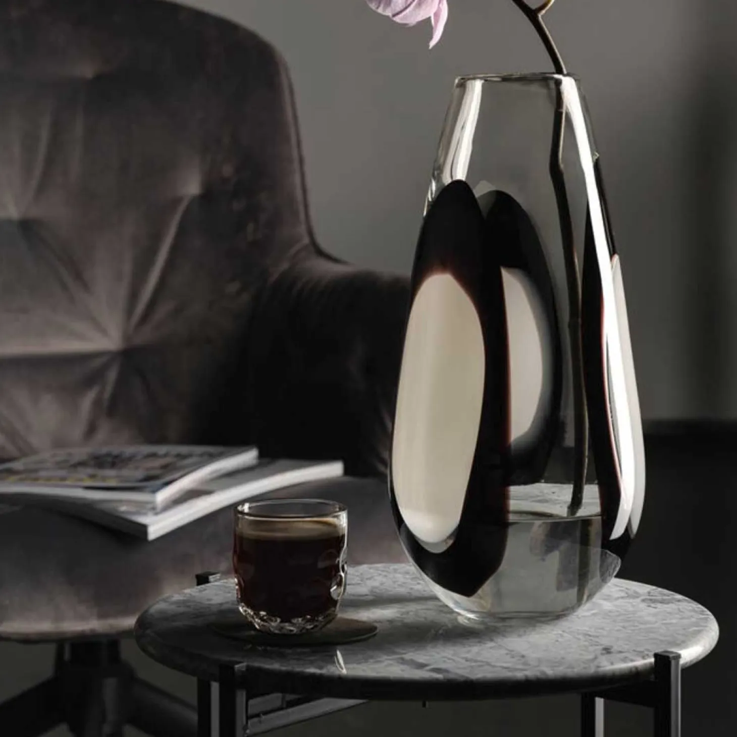 Untersetzer GOCCE grau 4er-Set