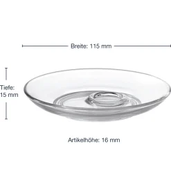 Untertasse SENSO 12 cm 6er-Set
