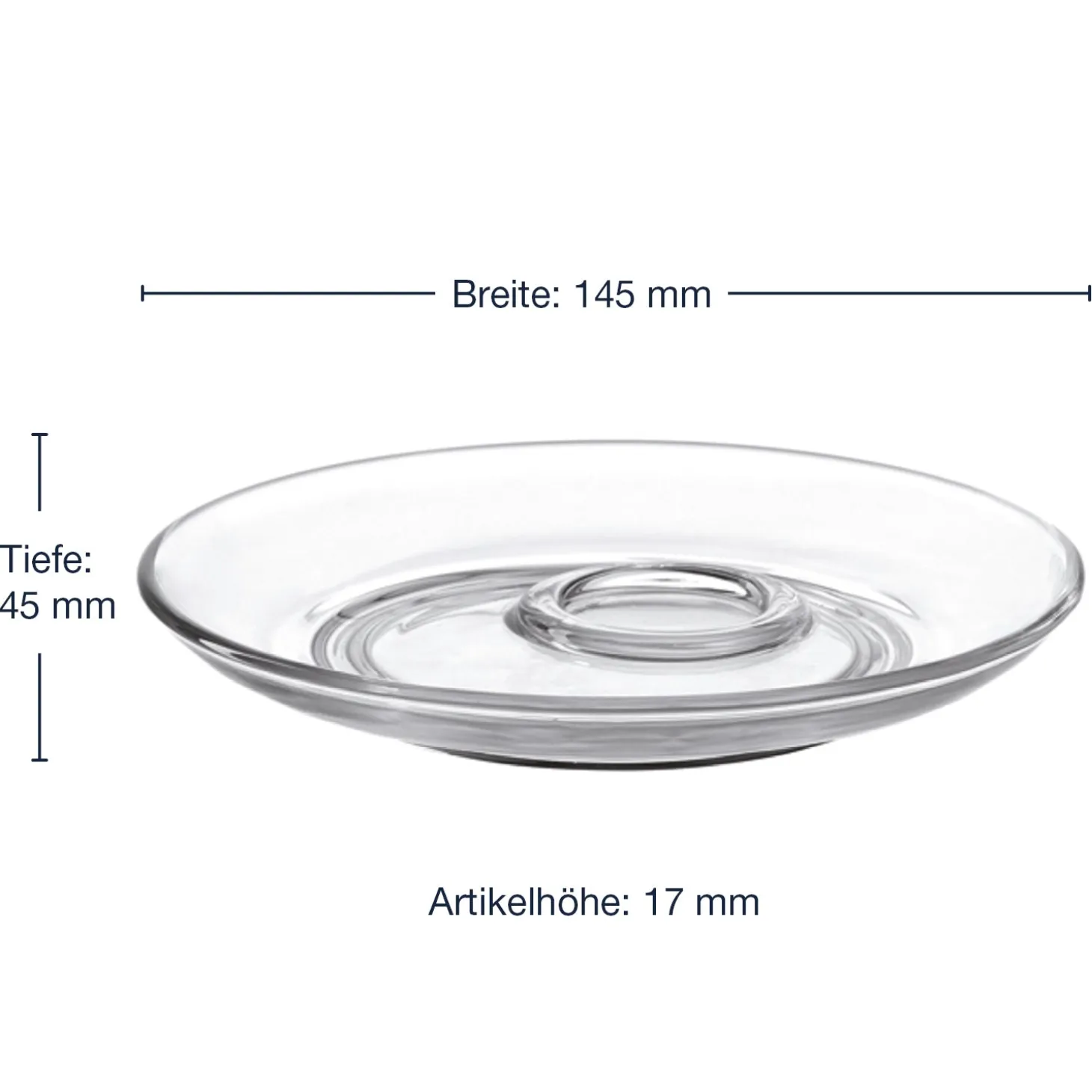 Untertasse SENSO 15 cm 6er-Set