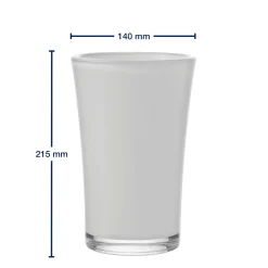 Vase BLOOM 21 cm weiß