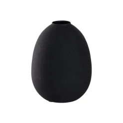 Vase CASOLARE 16 cm schwarz Metall