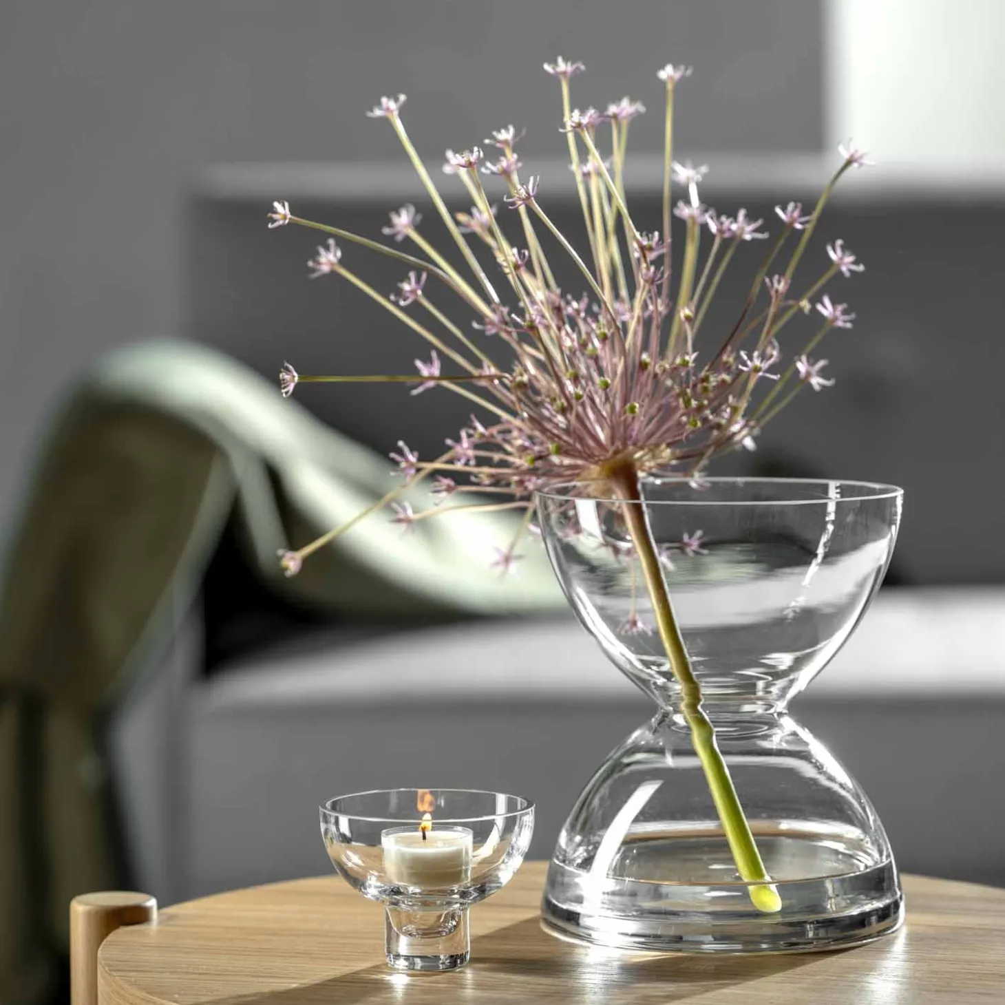 Vase DIABOLO 19 cm mit Einsatz