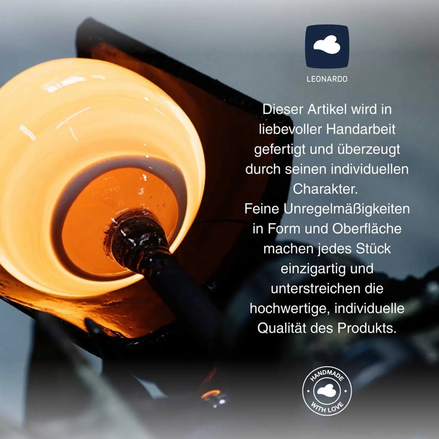 Vase FILO COLORI 16 cm braun