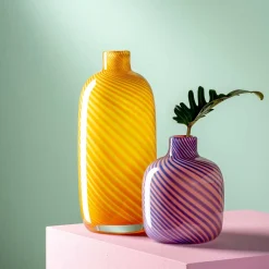 Vase FILO COLORI 32 cm gelb