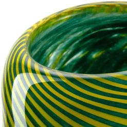 Vase FILO COLORI 10 cm grün