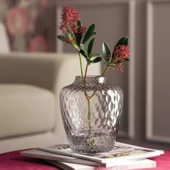 Vase GIULIA 20 cm grau