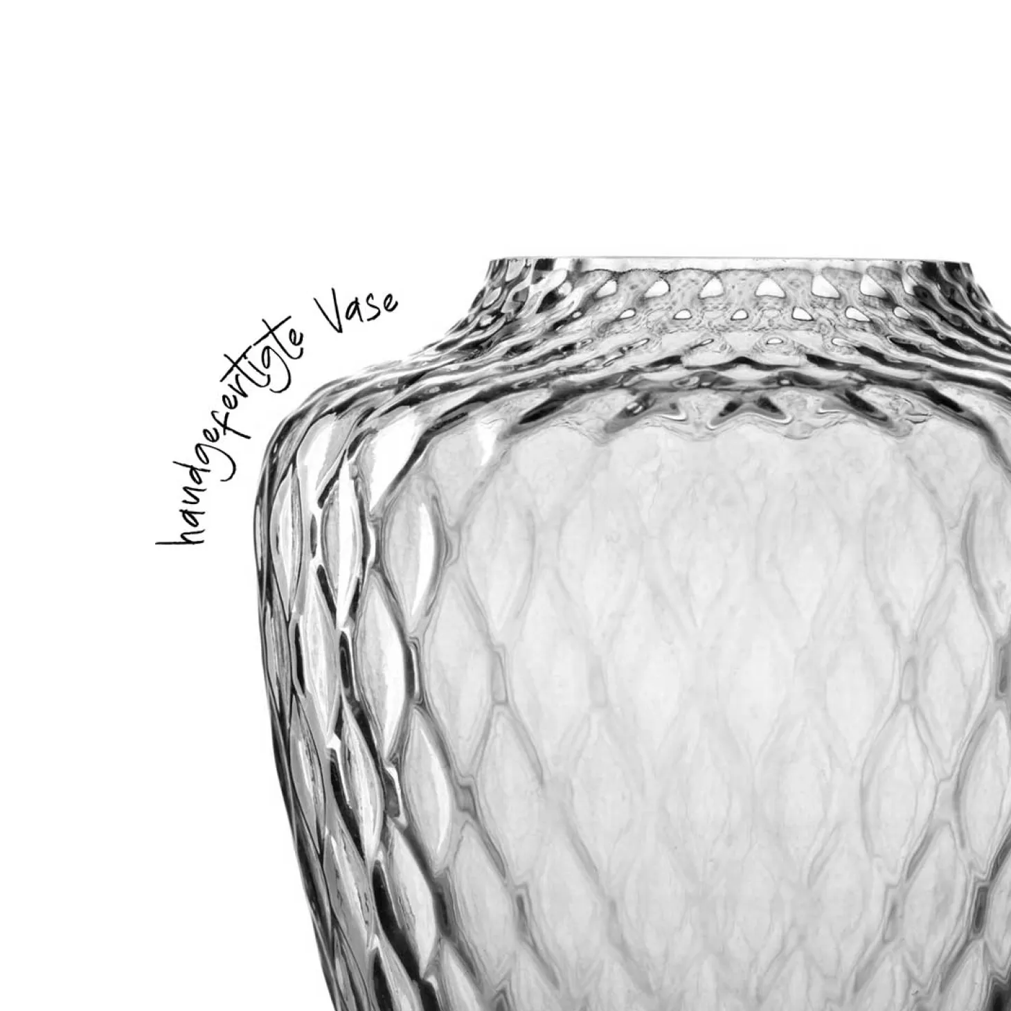 Vase GIULIA 11 cm grau