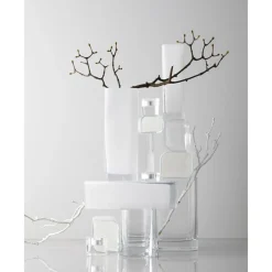 Vase LUCCA 30 cm weiß