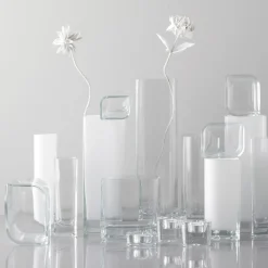 Vase LUCCA 20 cm weiß