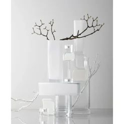 Vase LUCCA 20 cm weiß