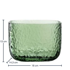Vase MARTELLO 13 cm grün