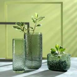 Vase MARTELLO 27 cm grün