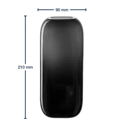 Vase MILANO 21 cm grau