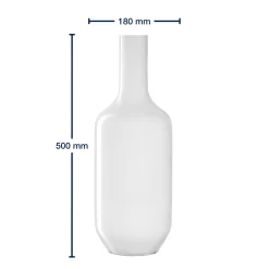Vase MILANO 50 cm weiß