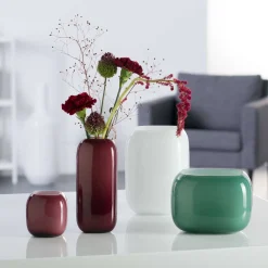 Vase MILANO weiß 20 cm x 15 cm