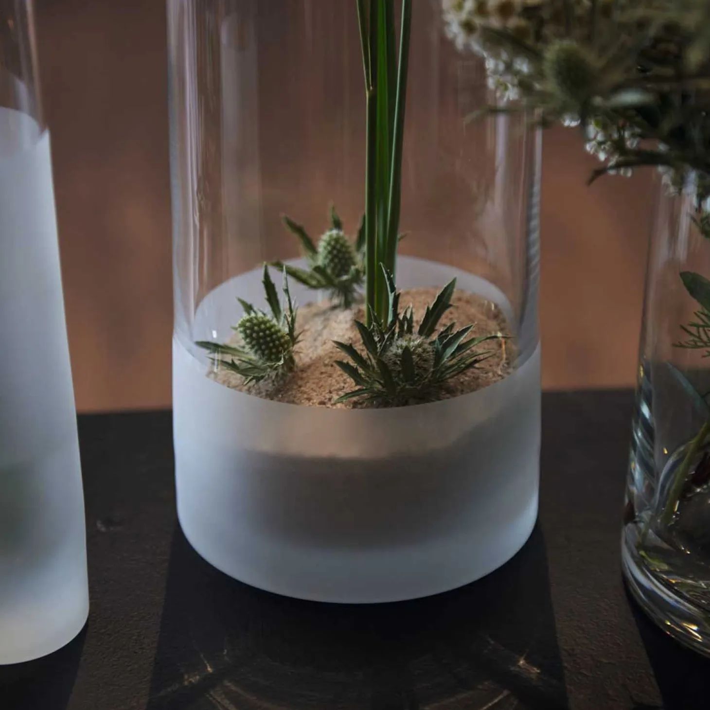 Vase NOVARA 26 cm satiniert