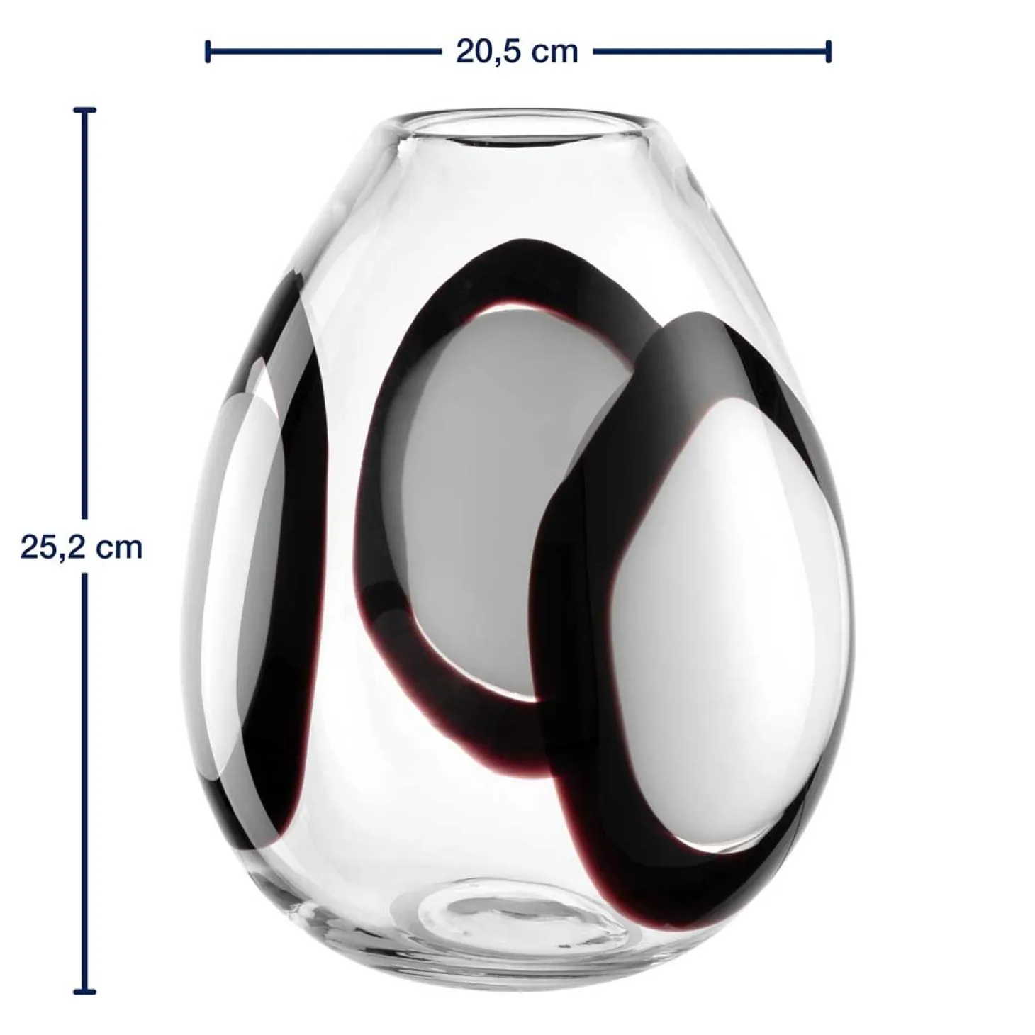 Vase OCCHI BIANCHI 25 cm