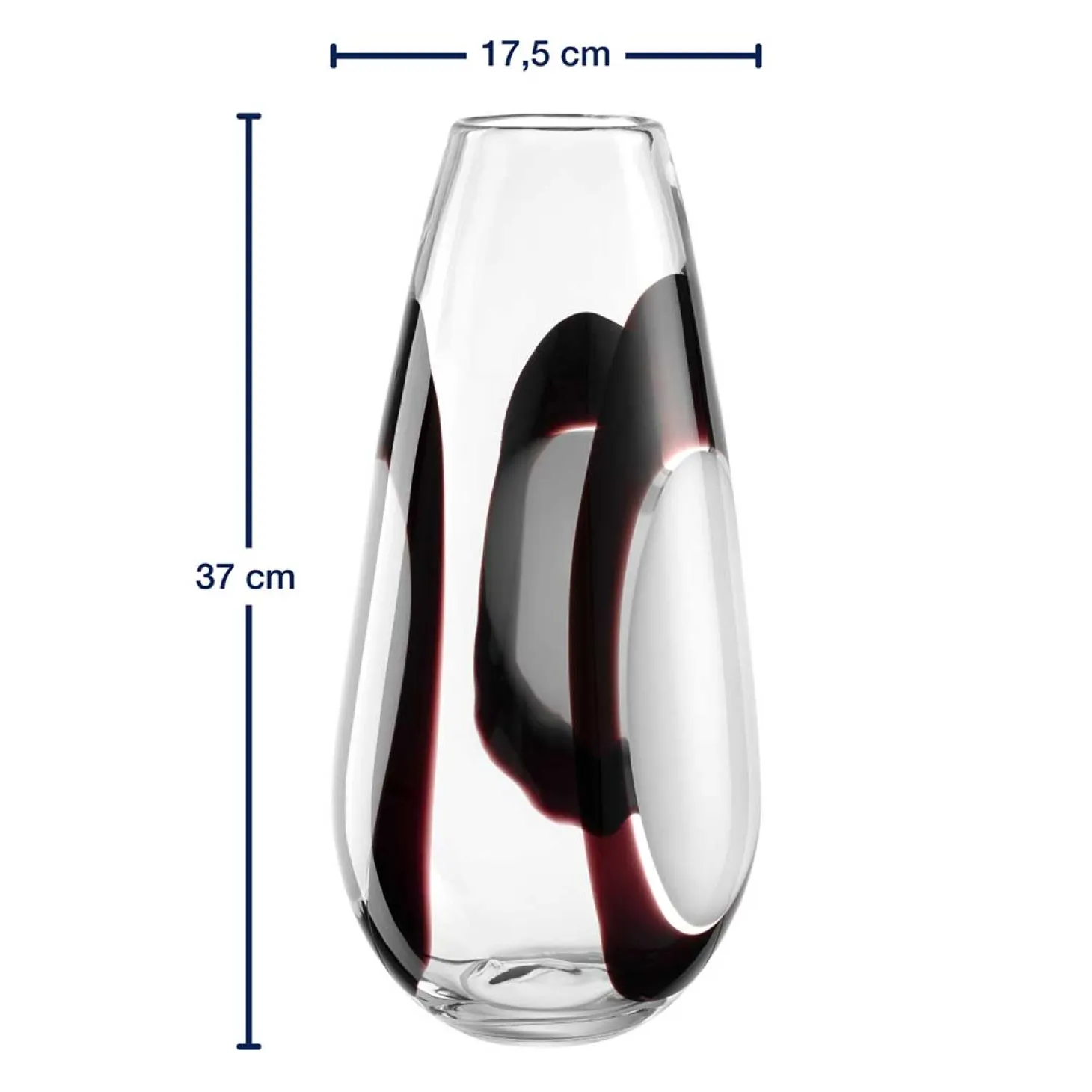 Vase OCCHI BIANCHI 37 cm