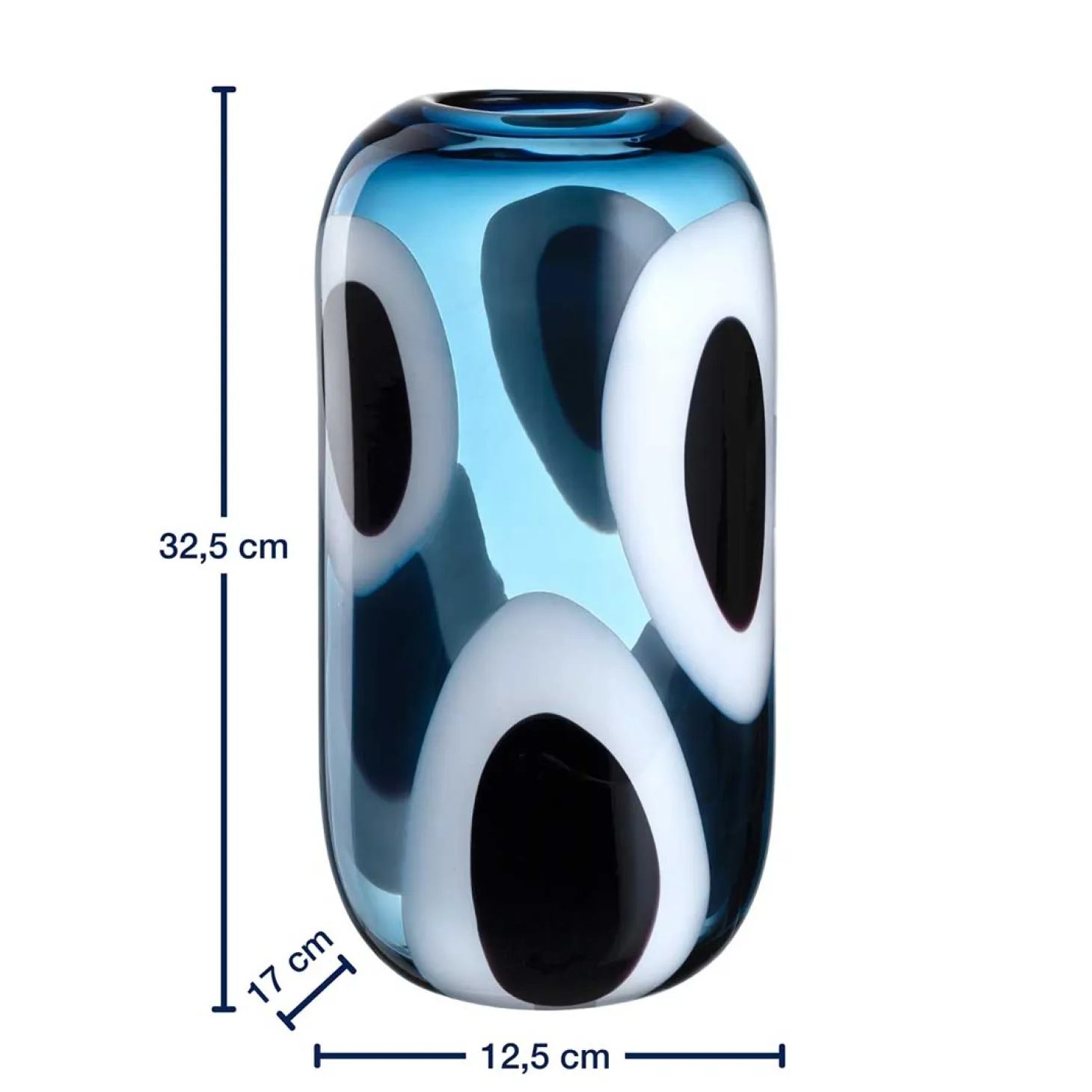 Vase OCCHI BLU 33 cm