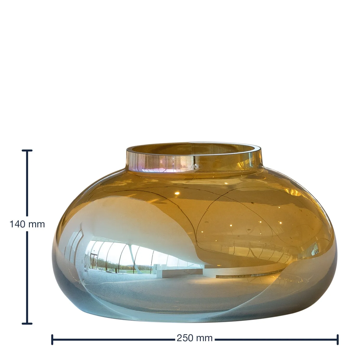 Vase POESIA 14 cm gold