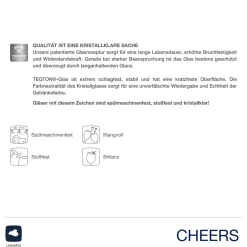 Weißweinglas CHEERS 400 ml mit persönlicher Gravur