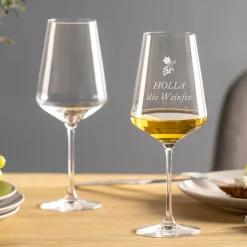 Weißweinglas PUCCINI 560 ml mit persönlicher Gravur