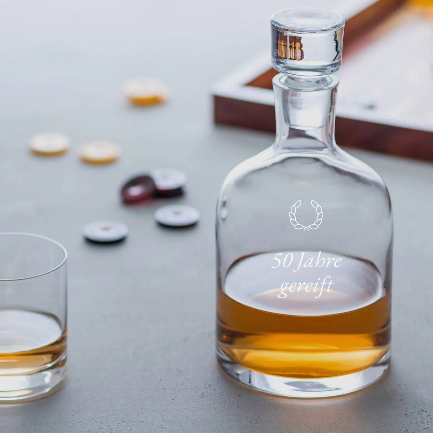 Whiskyset AMBROGIO 3-teilig mit persönlicher Gravur