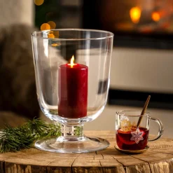 Windlicht auf Fuß 30 cm CAPANNA